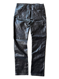 Wax Denim Tapered Jeans